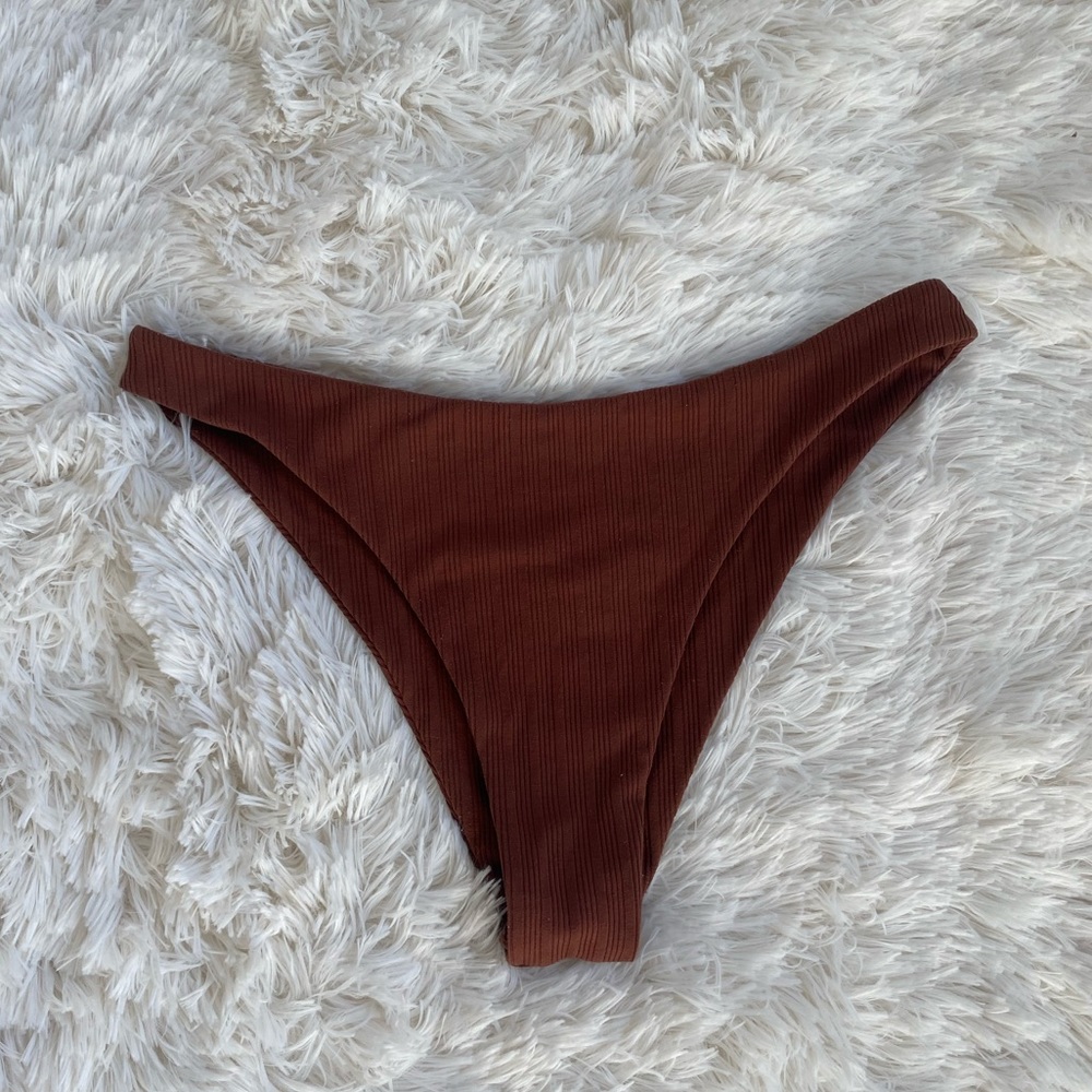 Shein brown bikini bottoms